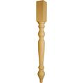 Osborne Wood Products 40 1/2 x 4 Extended Wilmington Island Leg in Beech 1543BCH